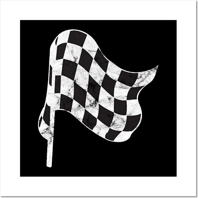 motorsport racing flag Wall Art by Rayrock76